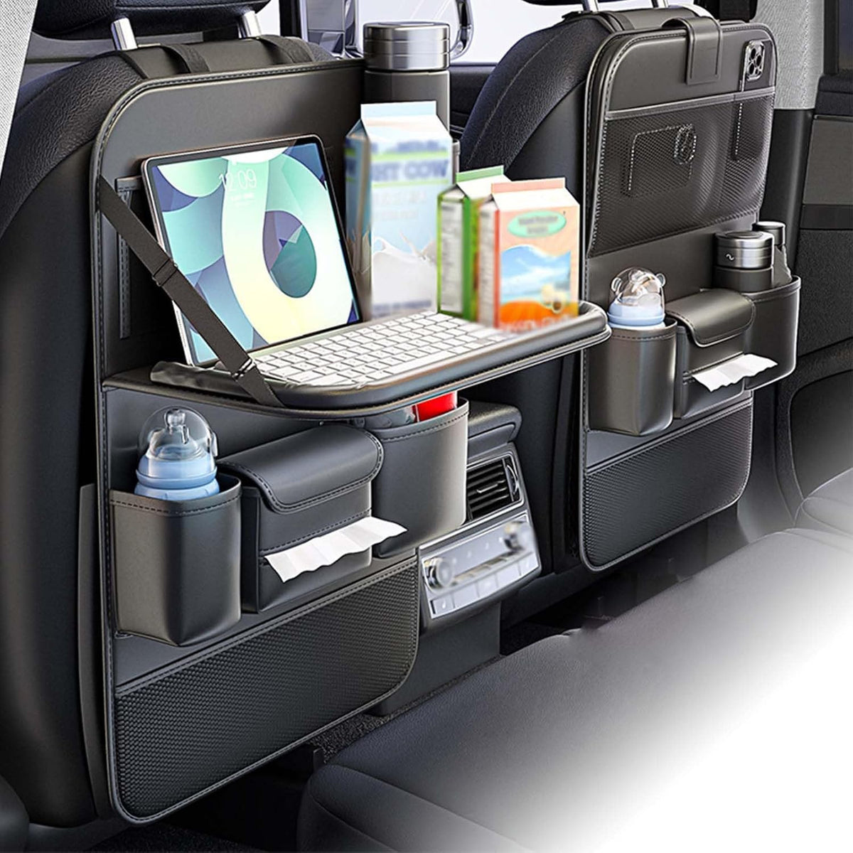 BackSeat Organizer + Fold-Down Tray